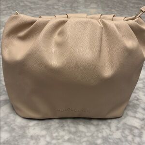 Moroccanoil Blush Beige Gathered Makeup Pouch